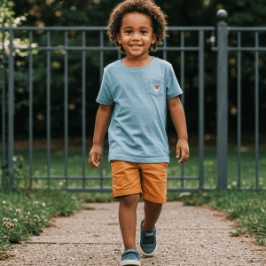 enfant shorts catégorie bas de mode éthique pour etikashion