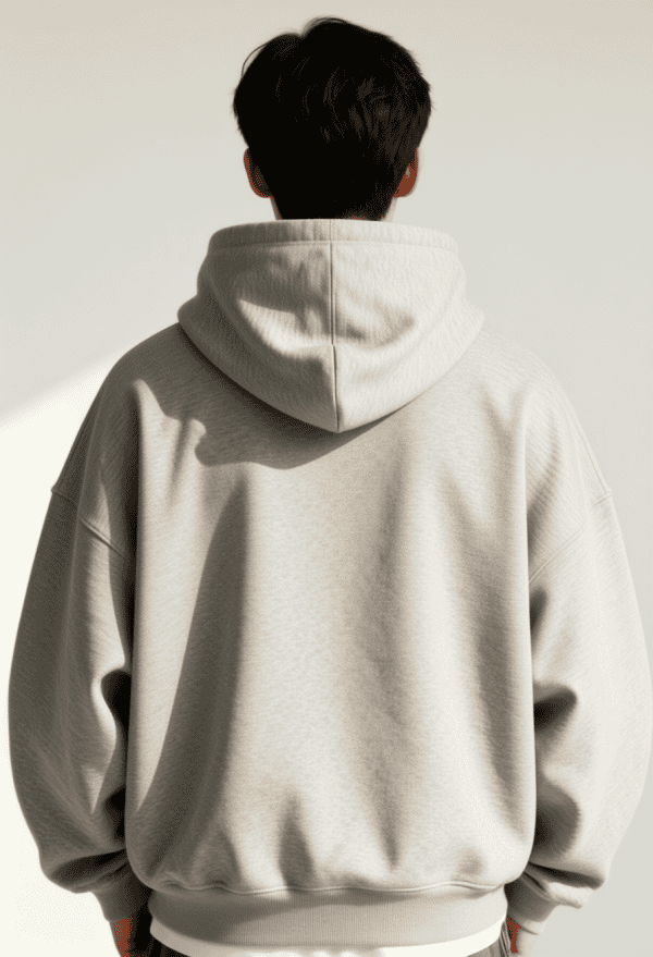 Pull a capuche homme orion en gris arrière XS - XXL