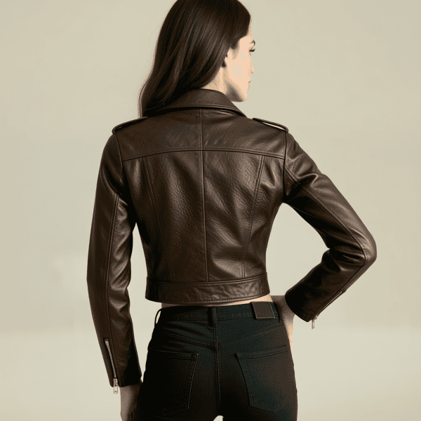 Veste en cuir JASMIN – Image 2