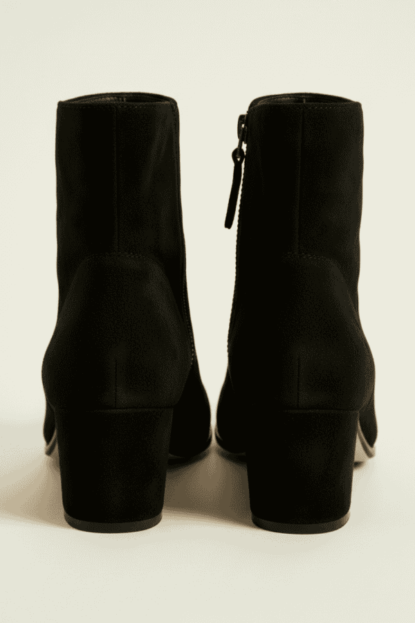 botte pour femme saphir en noir dos