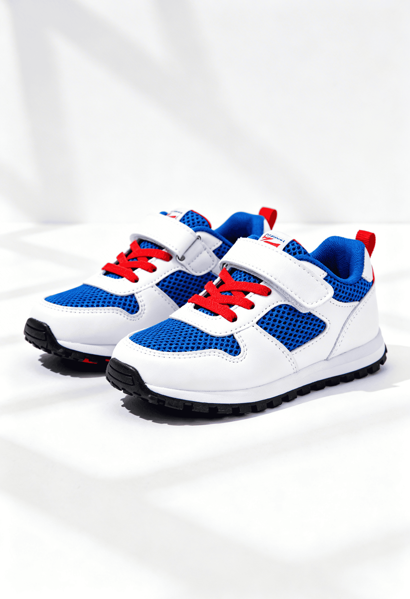 chaussure garçons atlas en bleu et blanc 4 16 ans
