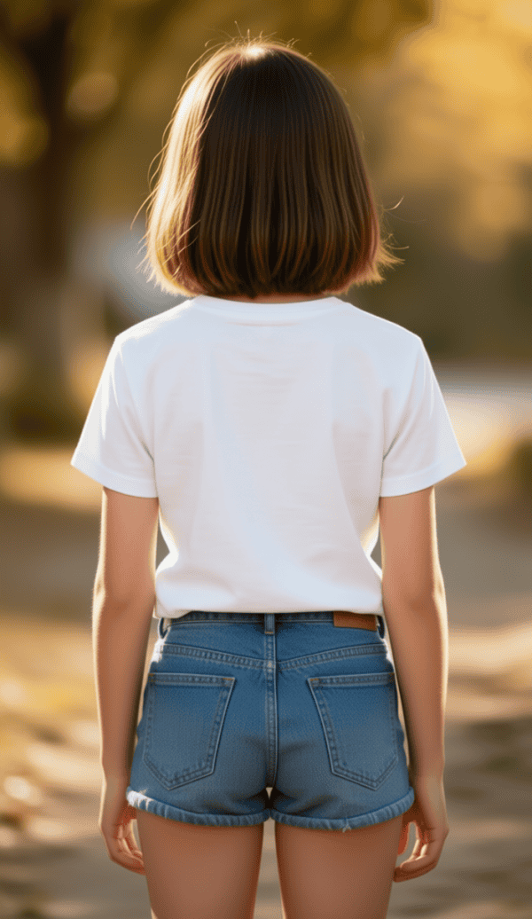 short venus pour fille en bleu 4 16 ans