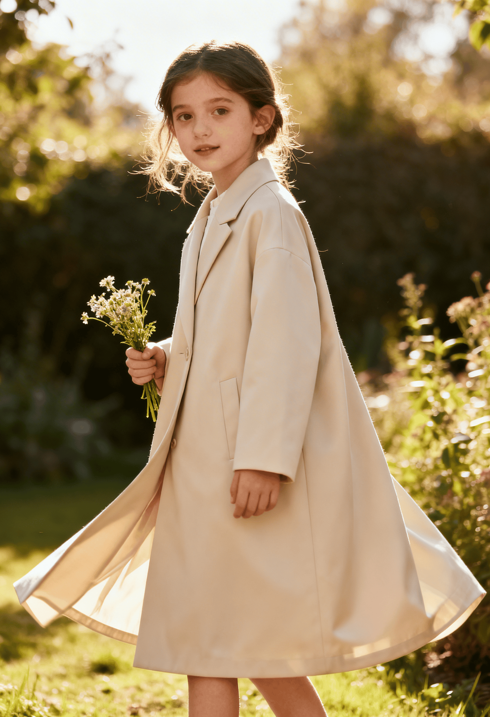 manteau venus pour fille en beige 4 16 ans