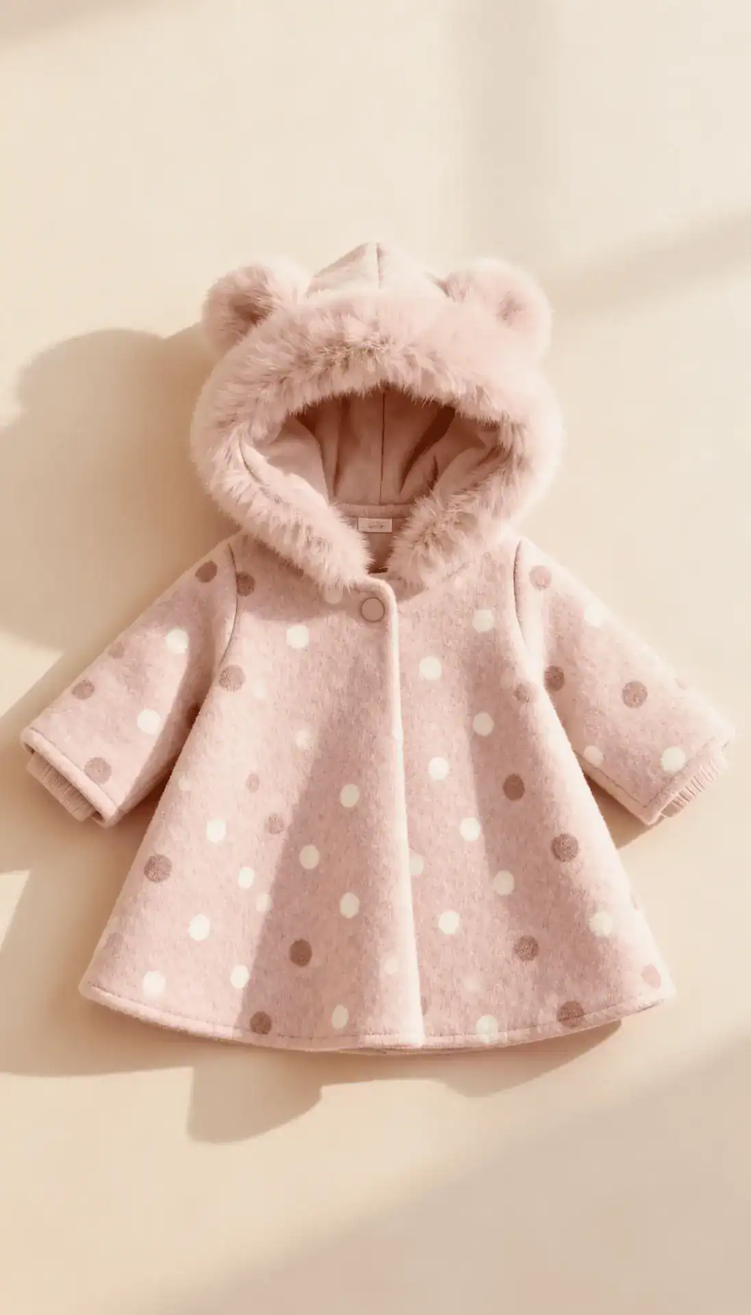 manteaux Bébé DOUX etikashion rose